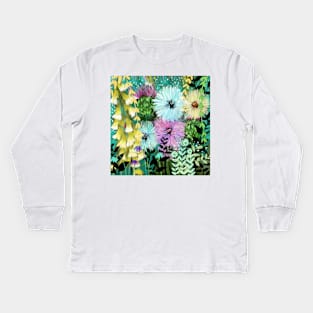 Candy Floral Forest Meadow Kids Long Sleeve T-Shirt